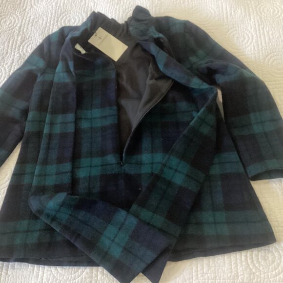 NWT Tuckernuck Blackwatch Plaid Faye Blouses Size XS - Picture 15 of 16